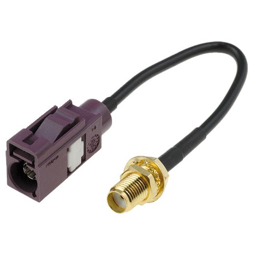 Anténny adaptér FAKRA - SMA-B 4carmedia AD.GPS.50.VI