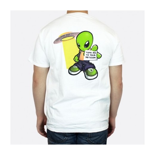 Tričko Dodo Juice Alien' T-shirt White Medium
