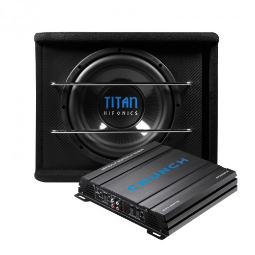 Ahifi set 20 (Hifonics TS300R + Crunch GPX600.2)