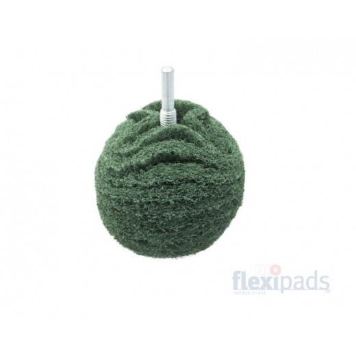 Leštiaca gulička Flexipads Green Medium Scruff Ball 75