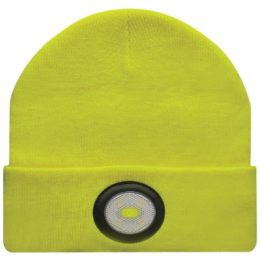 Čiapka so svietidlom Unilite Beanie Yellow