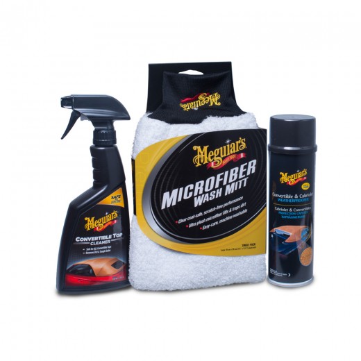 Kompletná sada autokozmetiky na čistenie a ochranu striech kabrioletov Meguiar's Cabriolet & Convertible Kit