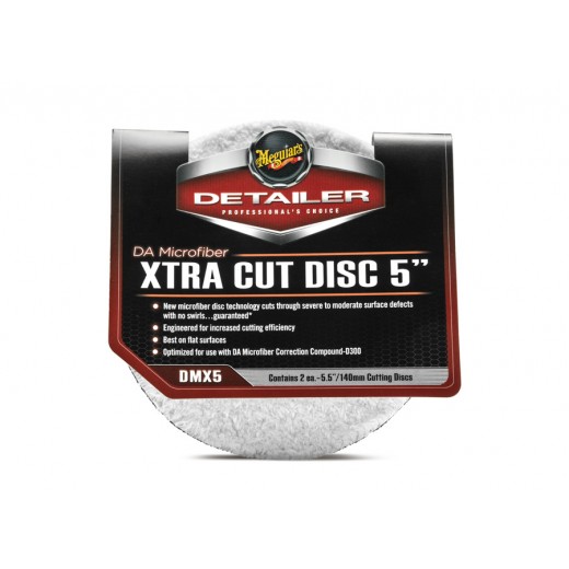 Extra abrazívne leštiace kotúč Meguiars DA Microfiber Xtra Cut Disc 5 