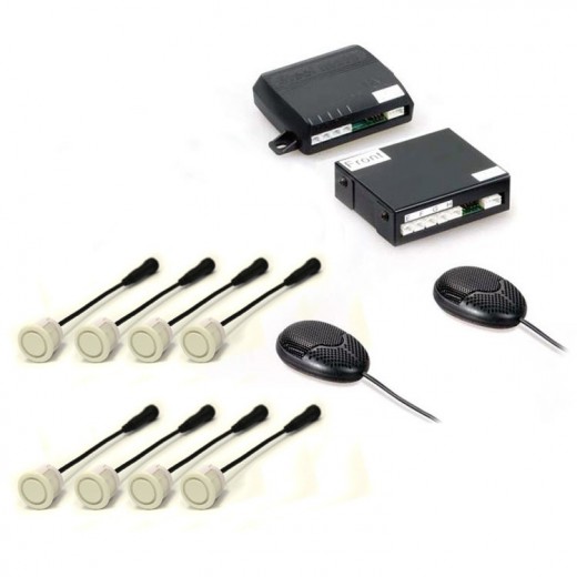 Parkovací asistent STEELMATE PTS800EX WHITE