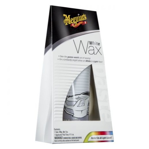 Leštidlo s voskom na svetlé laky Meguiars White (Light) Wax (198 g)