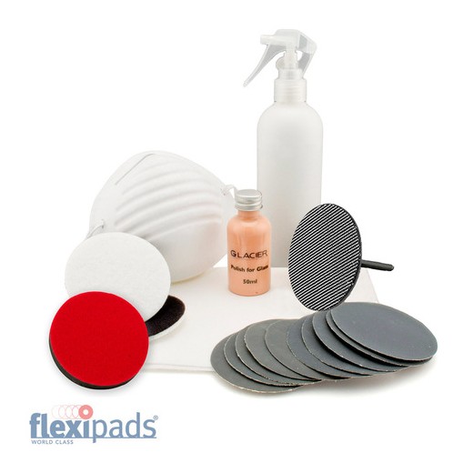 Sada Flexipads Glacier Advanced Glass Polishing Kit 75