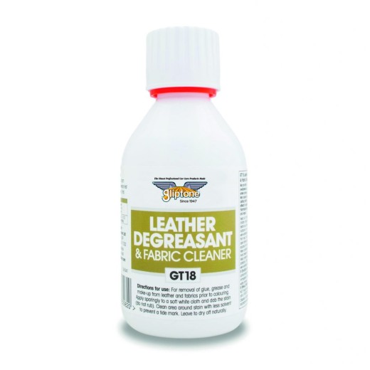 Gliptone Liquid Leather GT18 Leather Degreasant & Fabric Solvent Cleaner (250 ml)