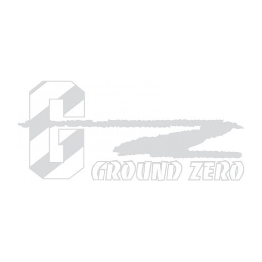 Samolepka Ground Zero Sticker Silver GZ (820 x 120 mm)