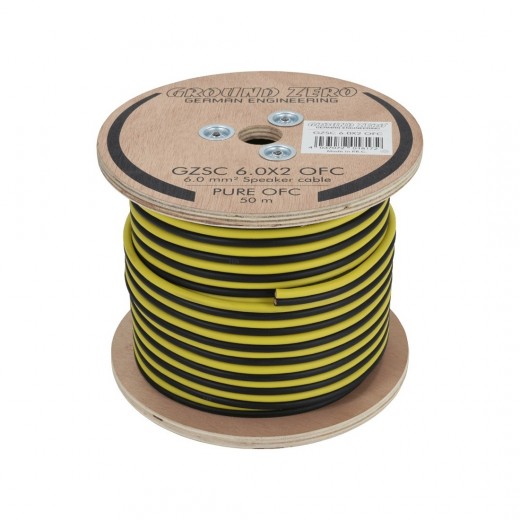 Repro kábel Ground Zero GZSC 6.0X2-OFC metráž