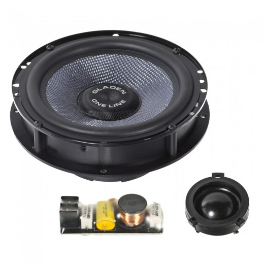 Reproduktory pre Volkswagen Golf IV, Bora, Passat Gladen One 165 Golf 4-SQX