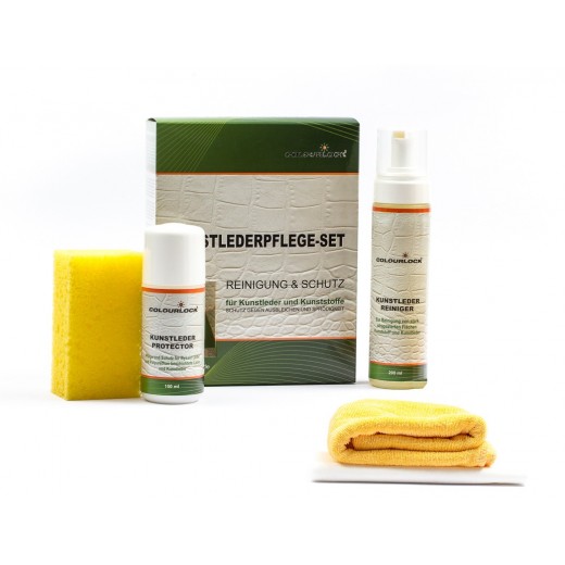 Čistiaca a ošetrujúci sada na koži Colourlock Kunstleder Pflegeset