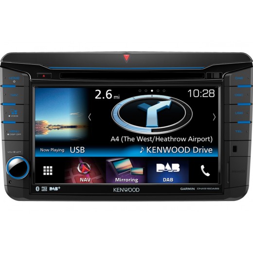 Autorádio s navigáciou pre Škoda, VW alebo Seat Kenwood DNX-516DABS