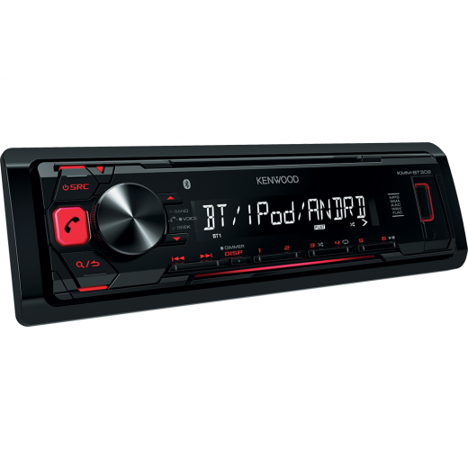 Bezmechanikové autorádio Kenwood KMM-BT302