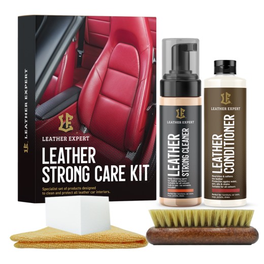 Set autokozmetiky na kožu Leather Expert - Leather Strong Care Kit