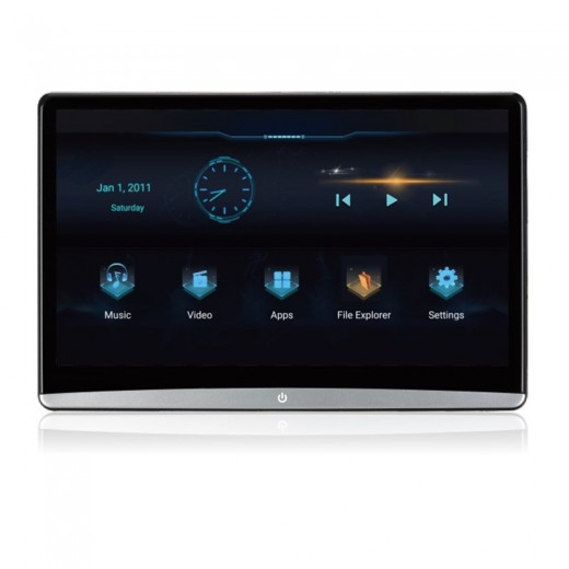 Multimediálny monitor na opierku hlavy 11,6