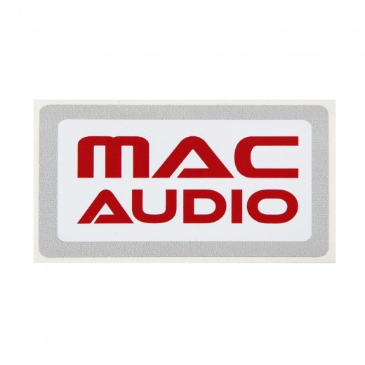 Samolepka Mac Audio 120 x 60 mm
