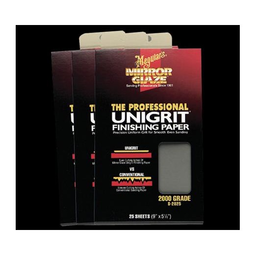 Meguiars unigrit finishing paper - 1500 grit6