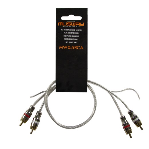 RCA kábel Musway MW0.5RCA