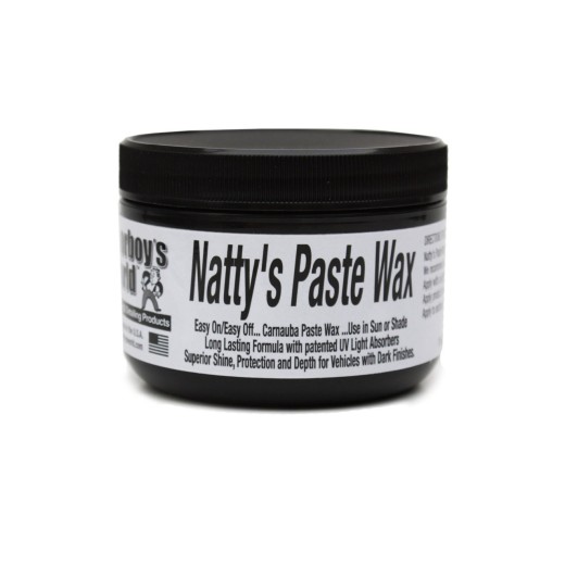 Karnaubský vosk pre tmavé farby Poorboy's Natty's Paste Wax Black (227 g)
