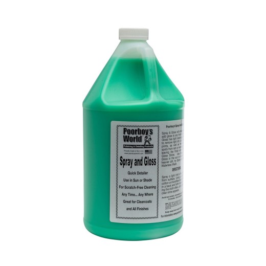 Rýchly detailer Poorboy's Spray and Gloss (3,78 l)