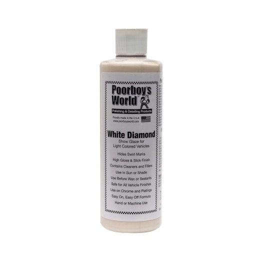 Glaze pre svetlé farby Poorboy's White Diamond Show Glaze (473 ml)
