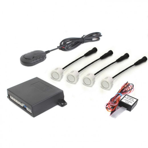 Parkovací asistent Steelmate s CAN modulom PTS410-VW WHITE