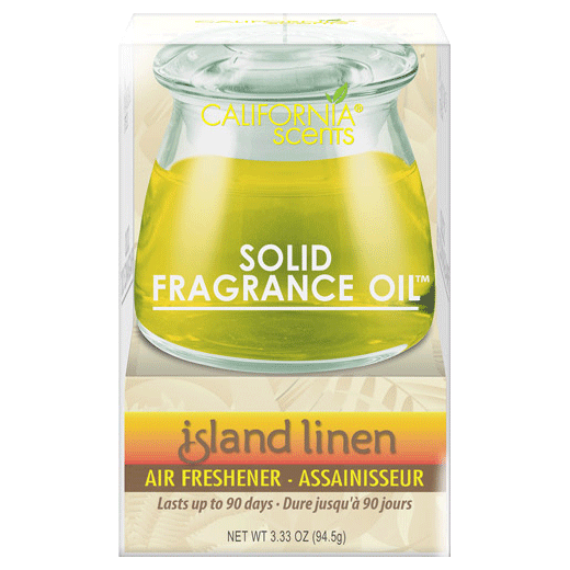 vôňa California Scents solid fragrance oil island linen