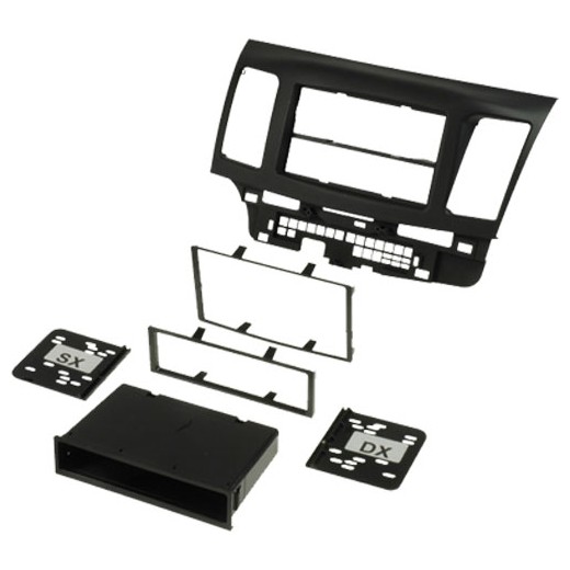 Rámček autorádia 1DIN / 2DIN - Mitsubishi Lancer UNI2