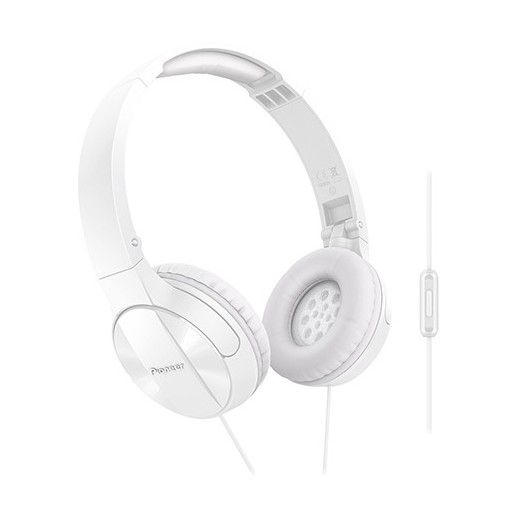 Náhlavné slúchadlá Pioneer SE-MJ503T-W biela