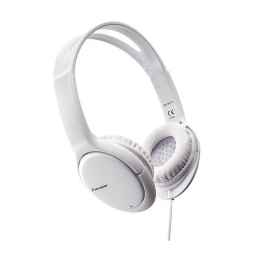 Náhlavné slúchadlá Pioneer SE-MJ711-W biela