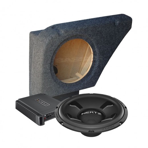 Set subwoofera v OEM ozvučnici a zosilňovače do Škoda Octavia I Combi č.1