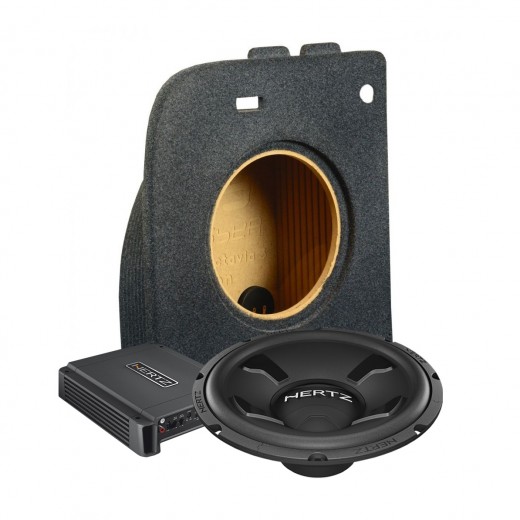 Set subwoofera v OEM ozvučnici a zosilňovače do Škoda Octavia III Combi č.1