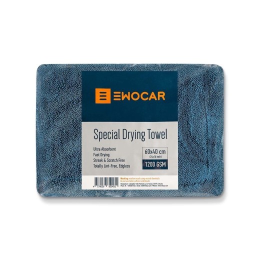 Sušiaci uterák Ewocar Special Twisted Loop Drying Towel - Blue (40 x 60 cm)