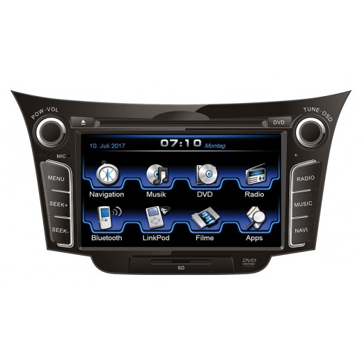 Autorádio ESX Naviceiver VN710-HY-I30-DAB pre Hyundai i30 GD