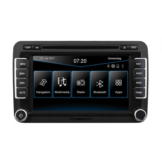 Autorádio ESX Naviceiver VNC720-VO-M2 pre VW Caddy, Touran, Transporter T6, Sharan, Beetle