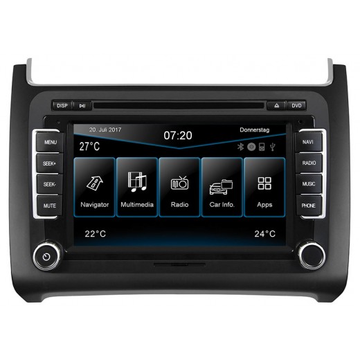 Autorádio ESX Naviceiver VN720-VO-P6C-GREY pre VW Polo 6C