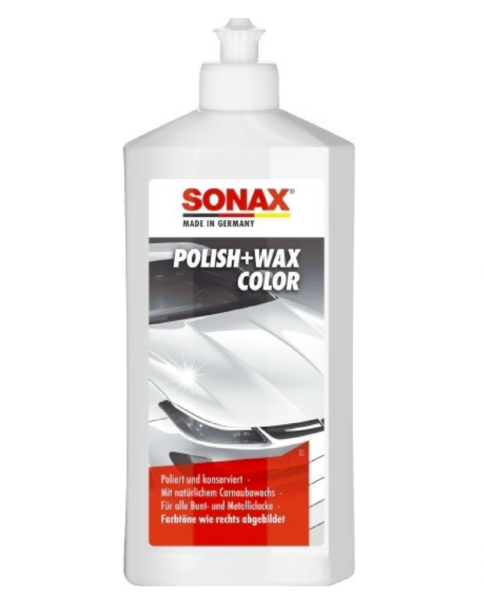 E-shop Sonax Polish+Wax Color Weiß (500 ml)