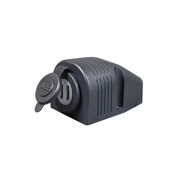E-shop Nabíjačka USB-A 2x s krytkou, montážny panel MY1106-1H