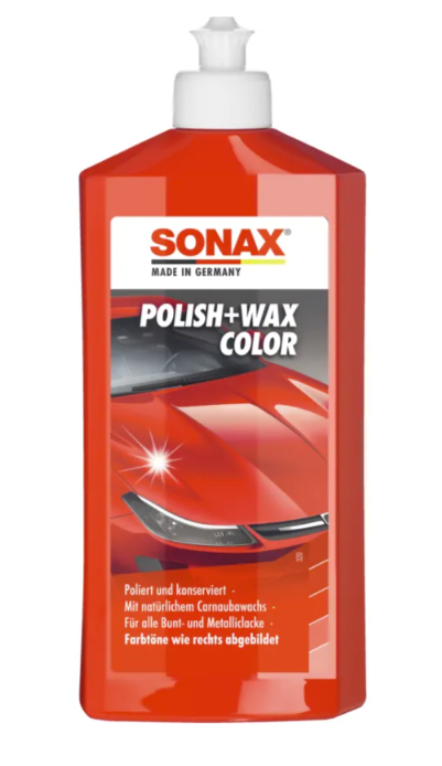 E-shop Sonax Polish+Wax Color Rot (500 ml)