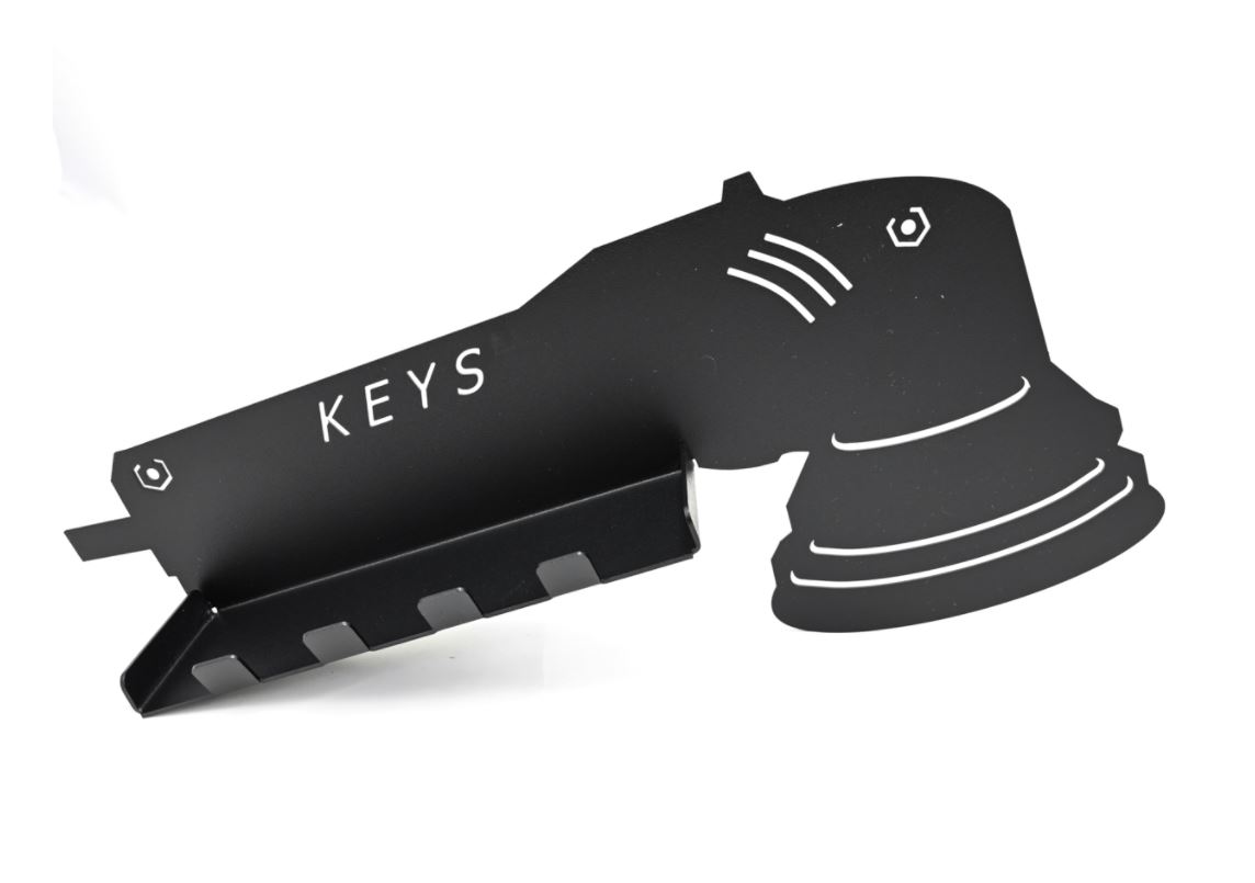 E-shop Vešiak na kľúče Poka Premium Hanger for car keys in shape of polishing machine with additional shelf