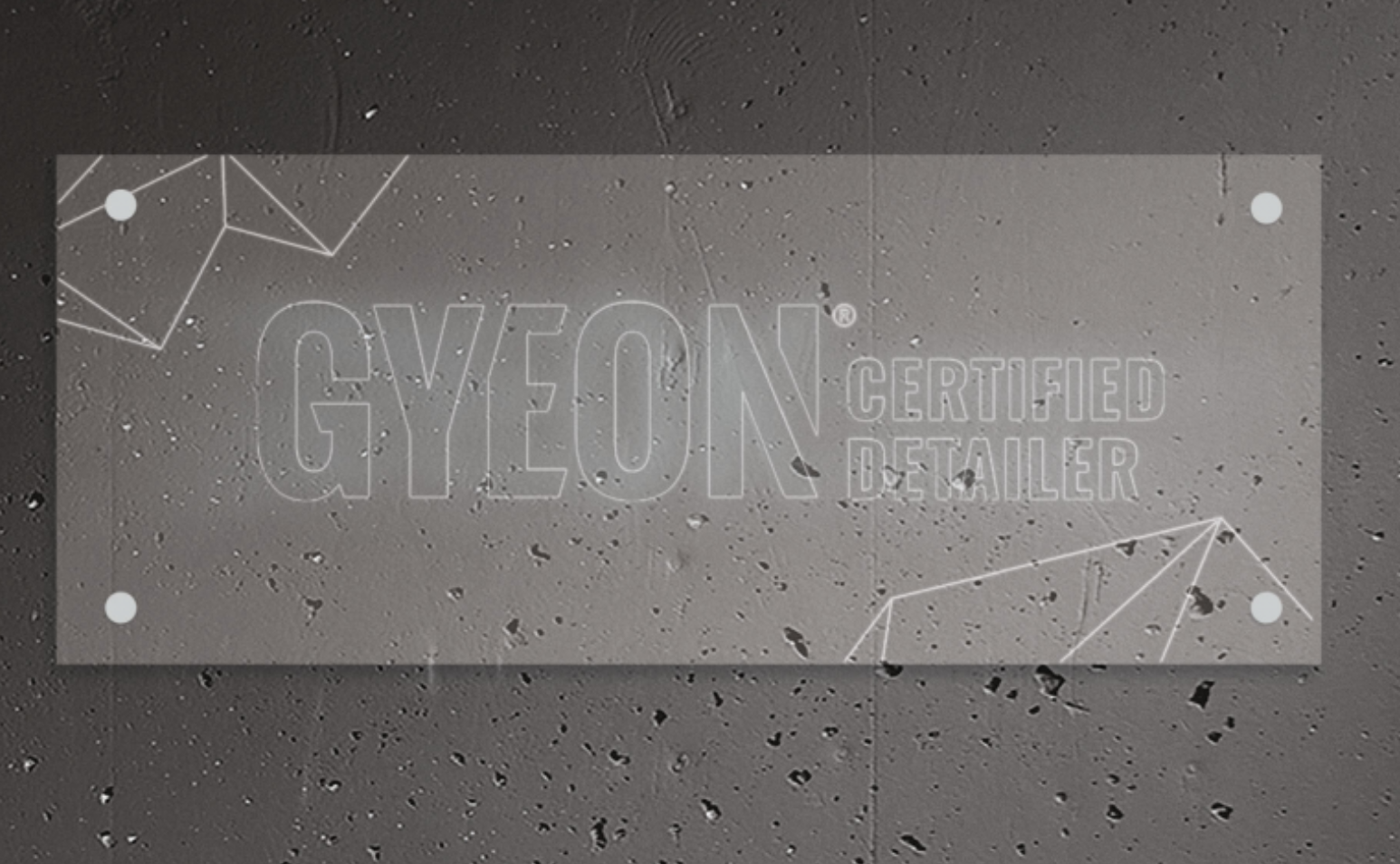 E-shop Transparentný LED panel Gyeon LED Type 1 Gyeon Certified Detailer 100x40 cm