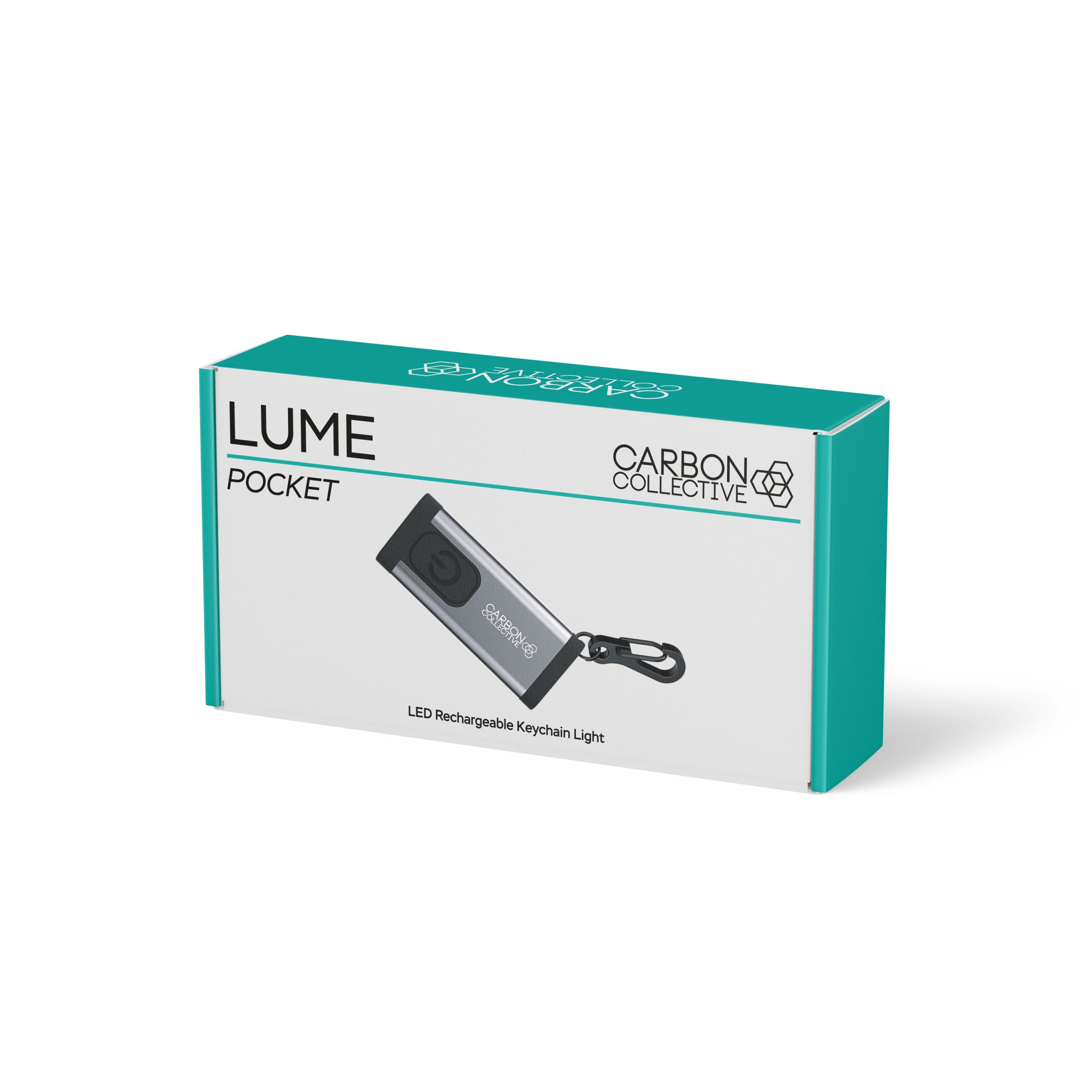 Svietidlo Carbon Collective Rechargeable LED Keychain Light – LUME Pocket