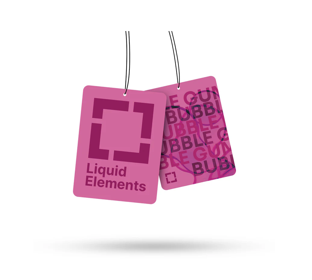 Závesný osviežovač vzduchu do auta Liquid Elements Air Freshener Bubblegum