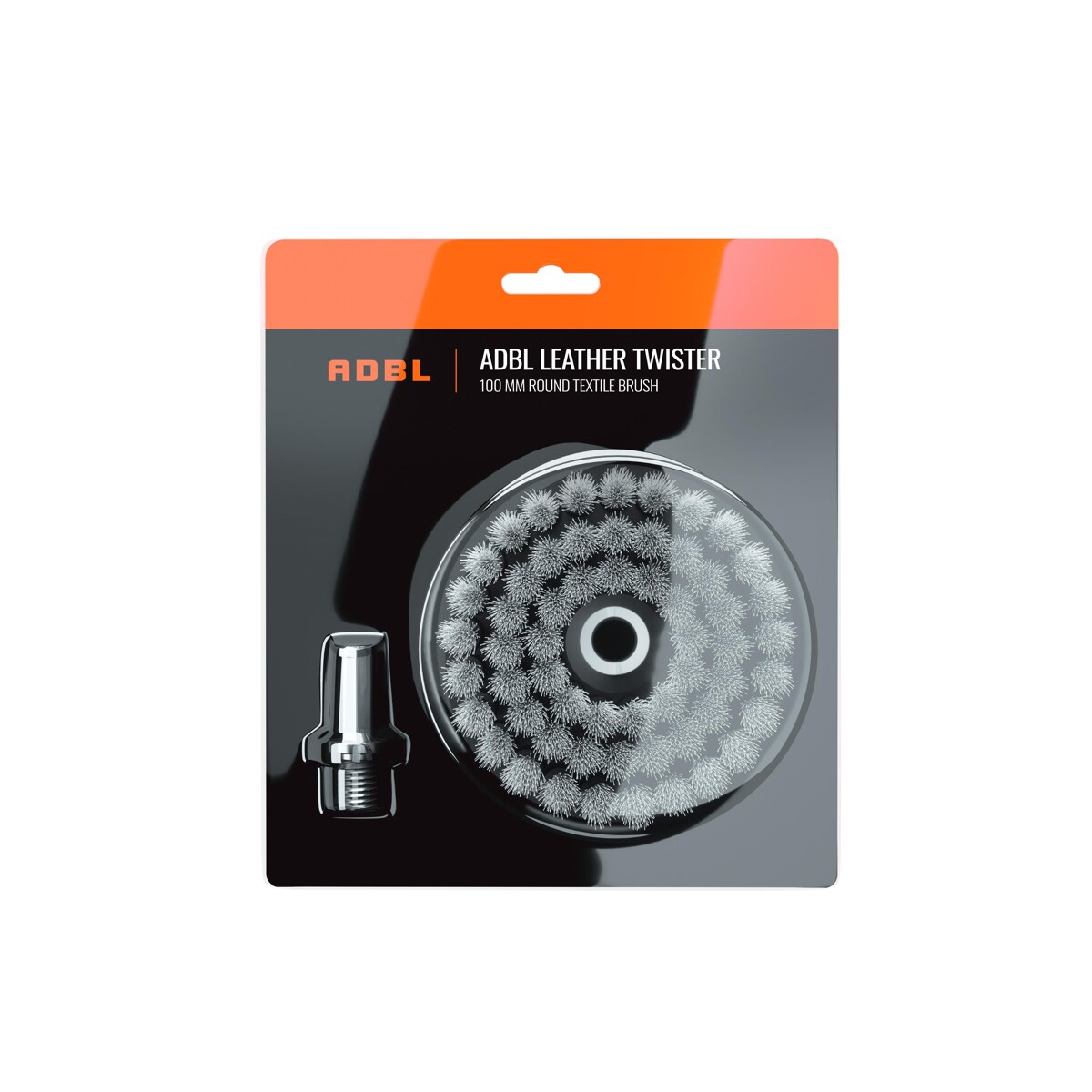 E-shop Okrúhla kefa na kožu ADBL Leather Twister 100 mm