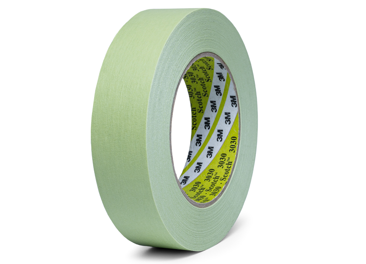 E-shop Vodeodolná maskovacia páska 3M 3030 zelená, rozmer 30 mm x 50 m