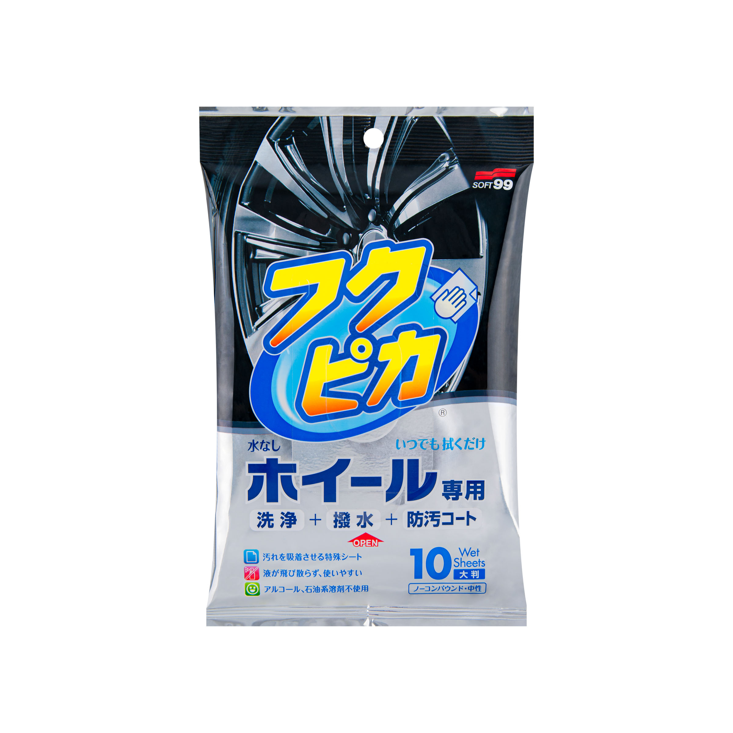 E-shop Čistiace obrúsky na ALU kolesá Soft99 Wheel Cleaning Wipes