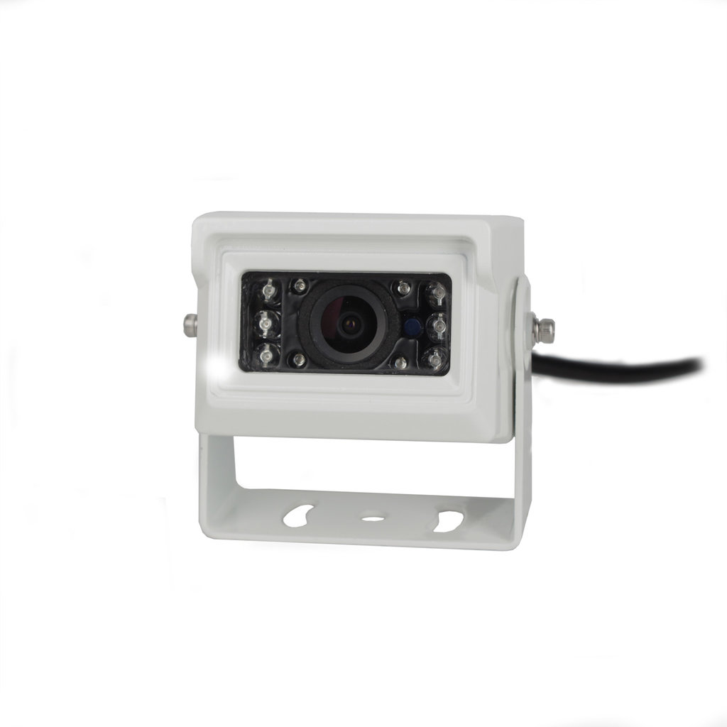 E-shop Univerzálna parkovacia kamera BC UNI-14 Kamera s U držiakom, RCA, 800TVL, 105 °, biela