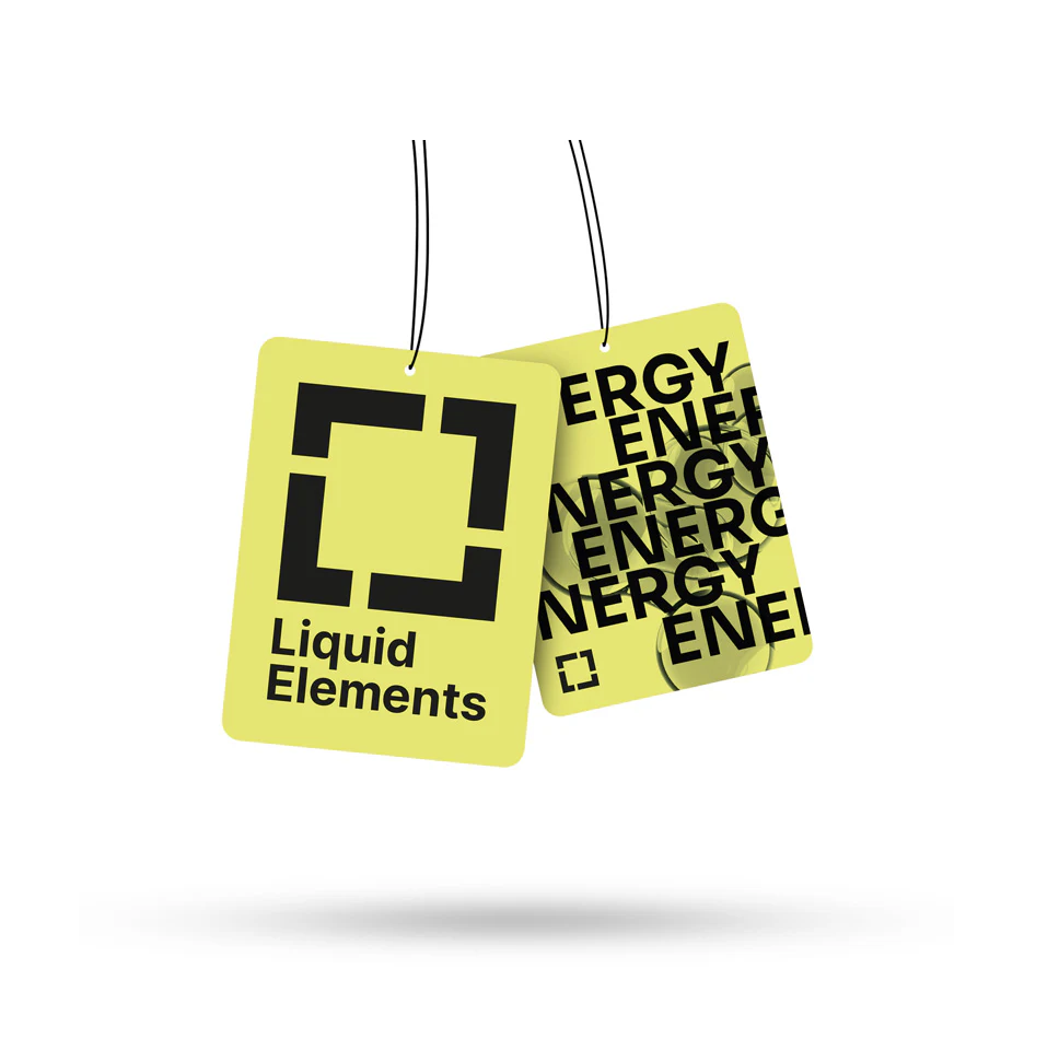 Závesný osviežovač vzduchu do auta Liquid Elements Air Freshener Energy