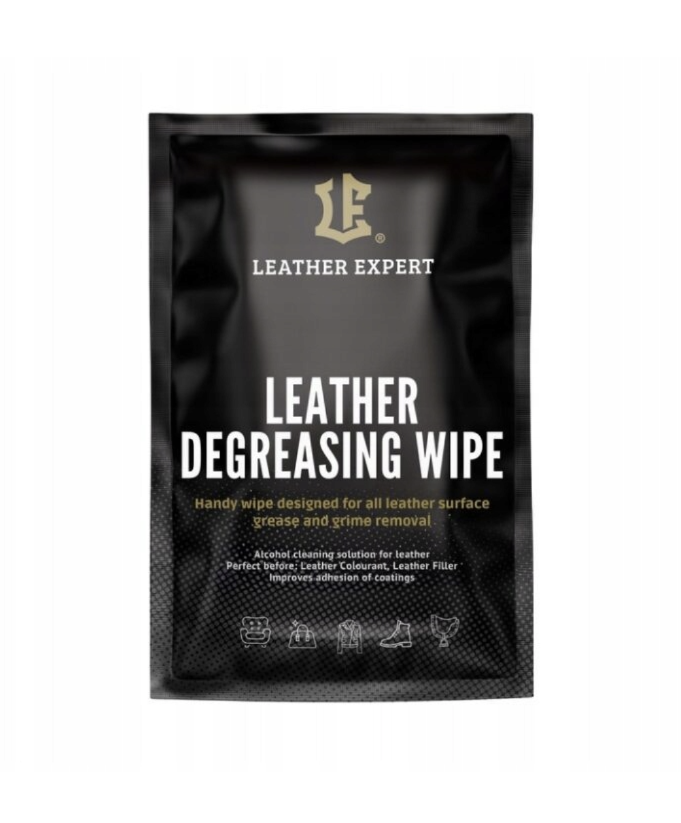 Odmasťovacia utierka na koži Leather Expert - Leather Degreasing Wipe