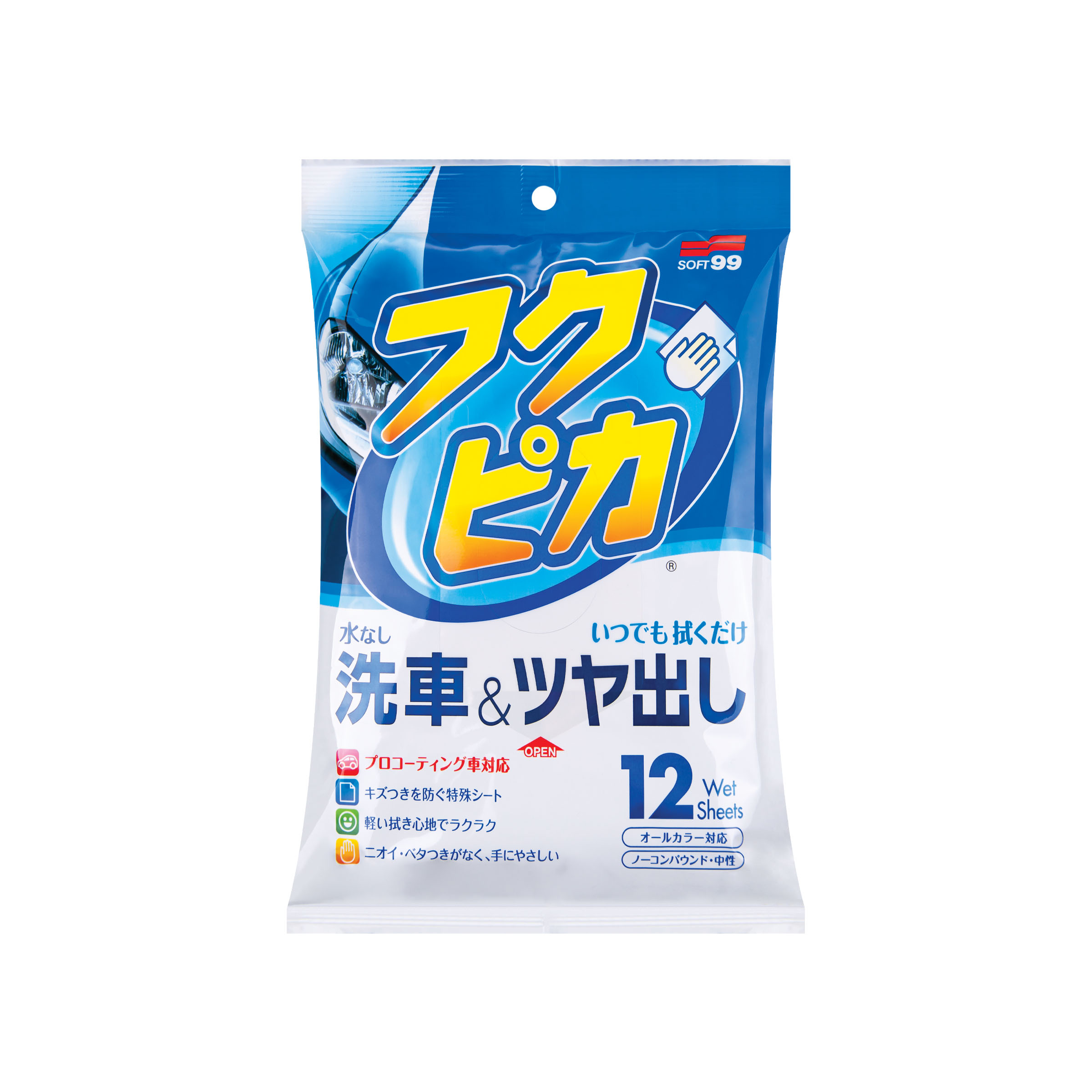 E-shop Čistiace obrúsky Soft99 Fukupika Wash & Wax Wipes